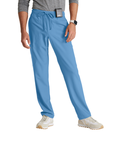 Pantalon slim et droit, 5 poches, ceinture texturée pour homme Grey's Anatomy Evolve #GSSP649T