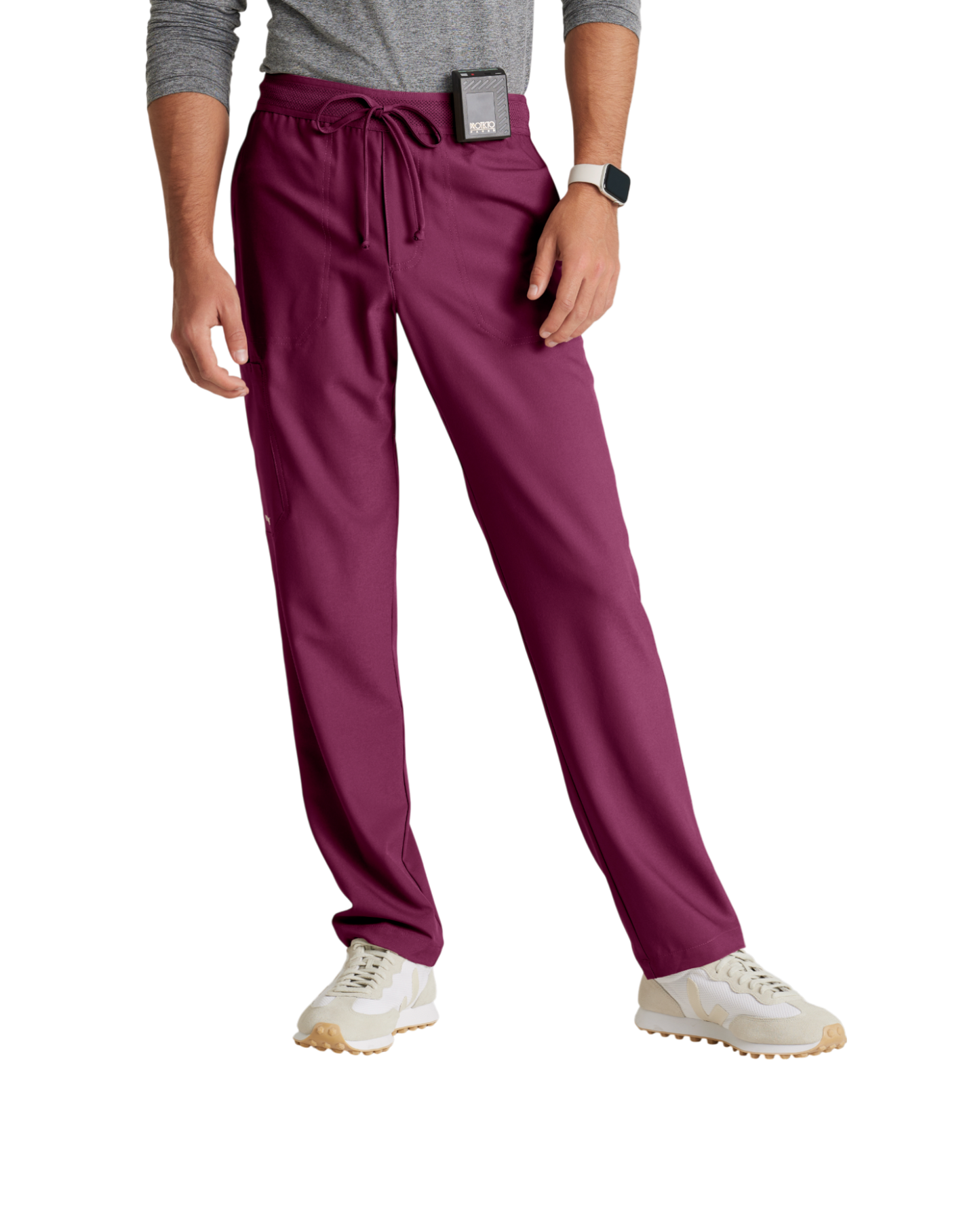 Pantalon slim et droit, 5 poches, ceinture texturée pour homme Grey's Anatomy Evolve #GSSP649T