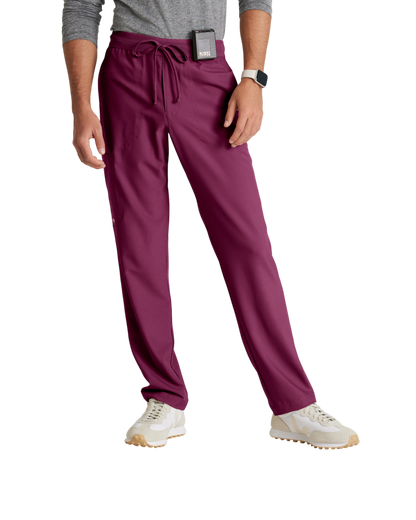 Pantalon slim et droit, 5 poches, ceinture texturée pour homme Grey's Anatomy Evolve #GSSP649T