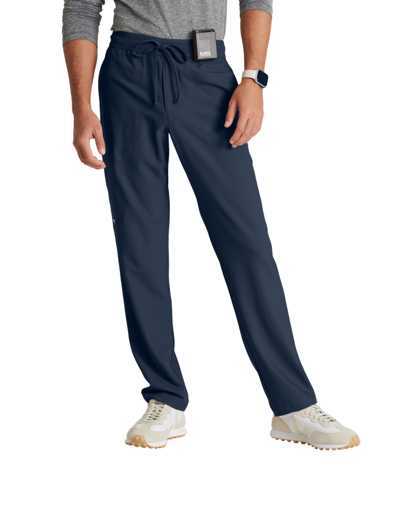 Pantalon slim et droit, 5 poches, ceinture texturée pour homme Grey's Anatomy Evolve #GSSP649T