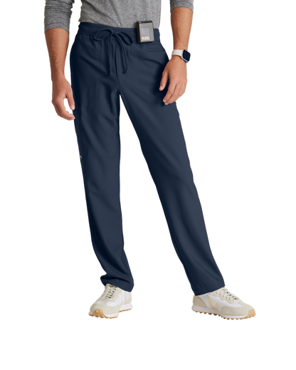 Pantalon slim et droit, 5 poches, ceinture texturée pour homme Grey's Anatomy Evolve #GSSP649T