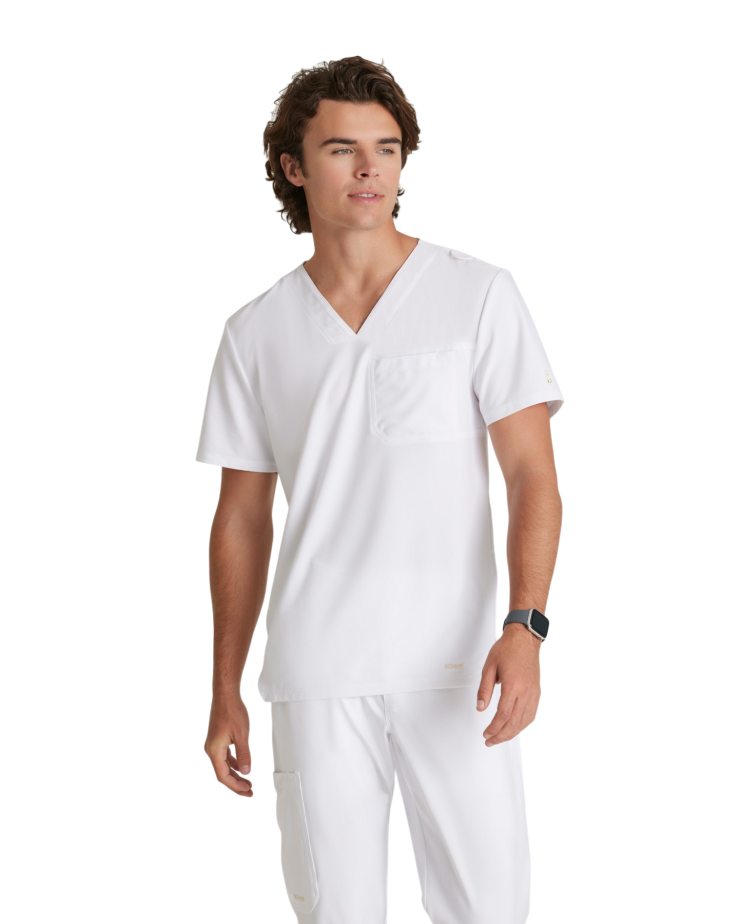Haut à col en V et passepoil Grey's Anatomy Evolve  #GSST179X (2XL &+)