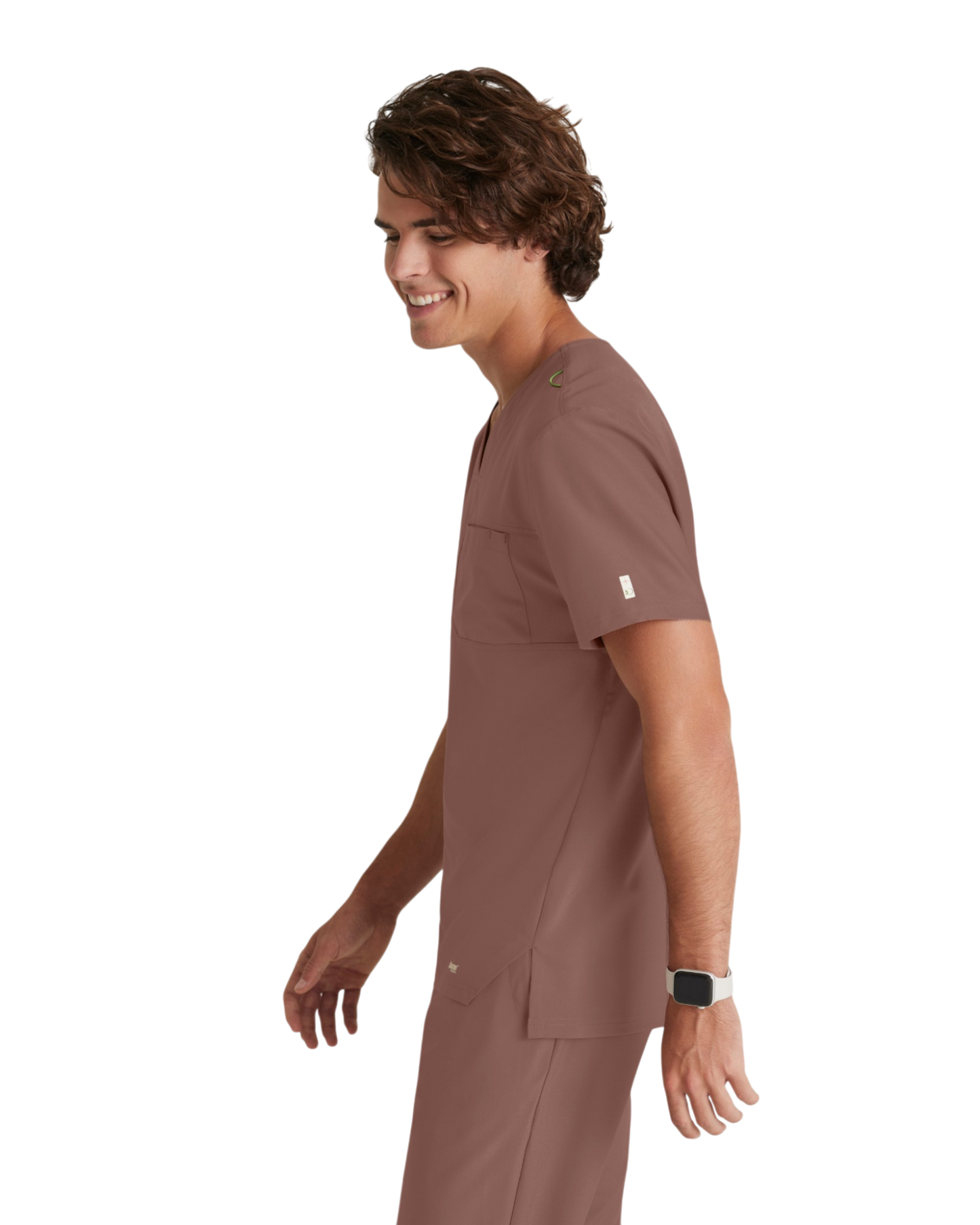 Haut à col en V et passepoil Grey's Anatomy Evolve  #GSST179X (2XL &+)