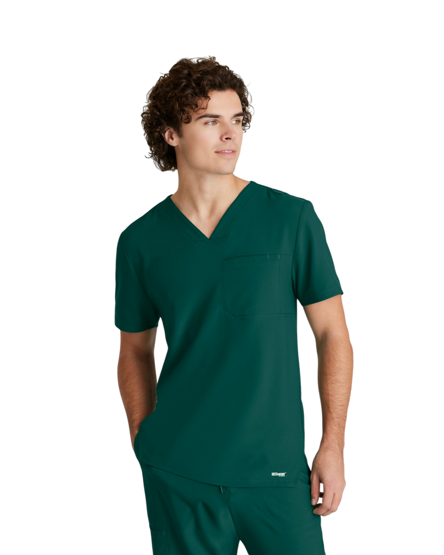 Haut à col en V et passepoil Grey's Anatomy Evolve  #GSST179X (2XL &+)