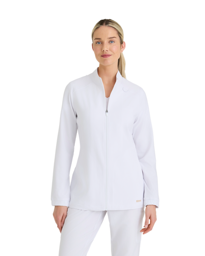 Grey's Anatomy Evolve 3 pocket collared warm-up #GSSW886
