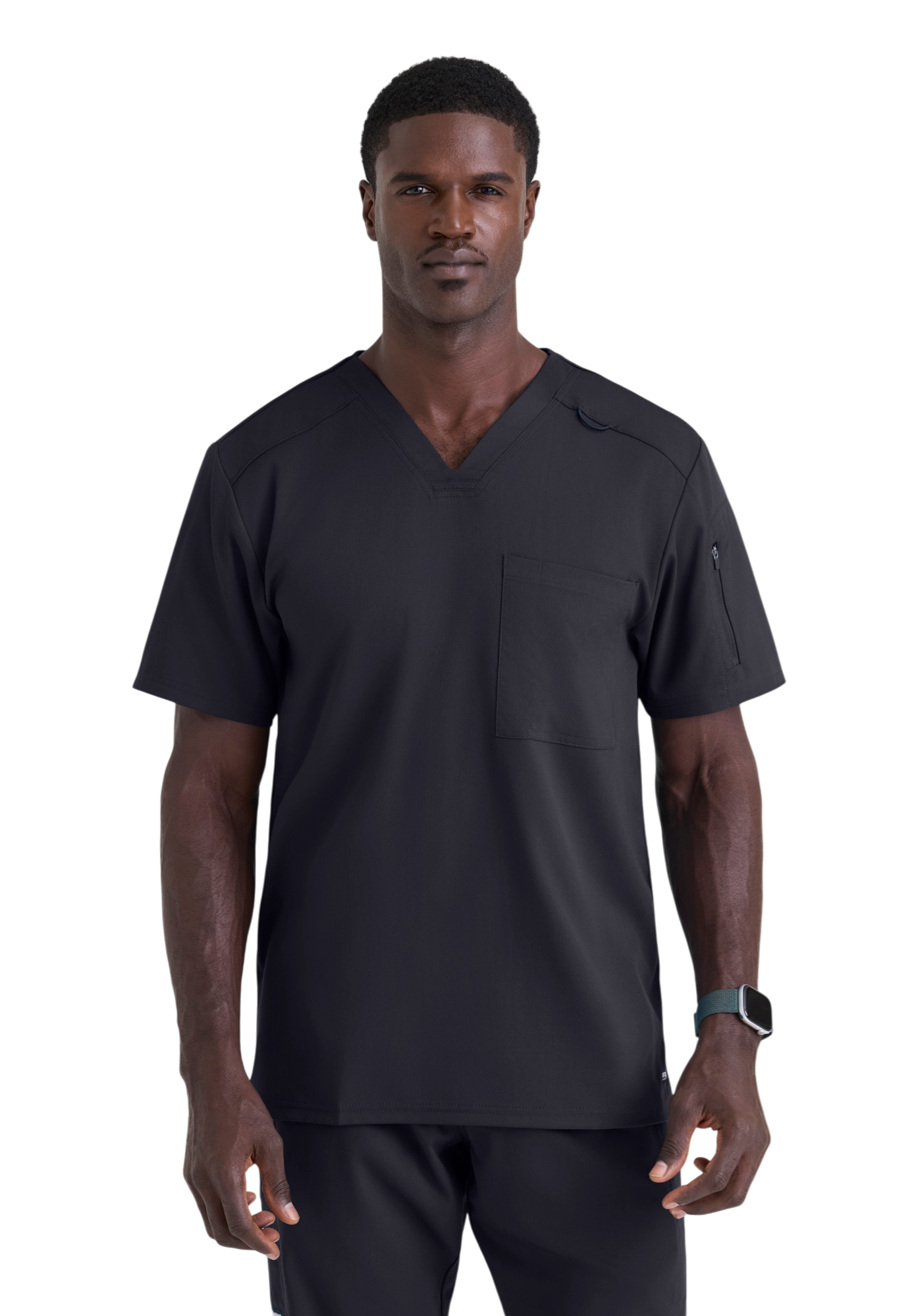 Haut Murphy col en V pour hommes Grey's Anatomy Spandex Strech #GRST079X (2XL &+)