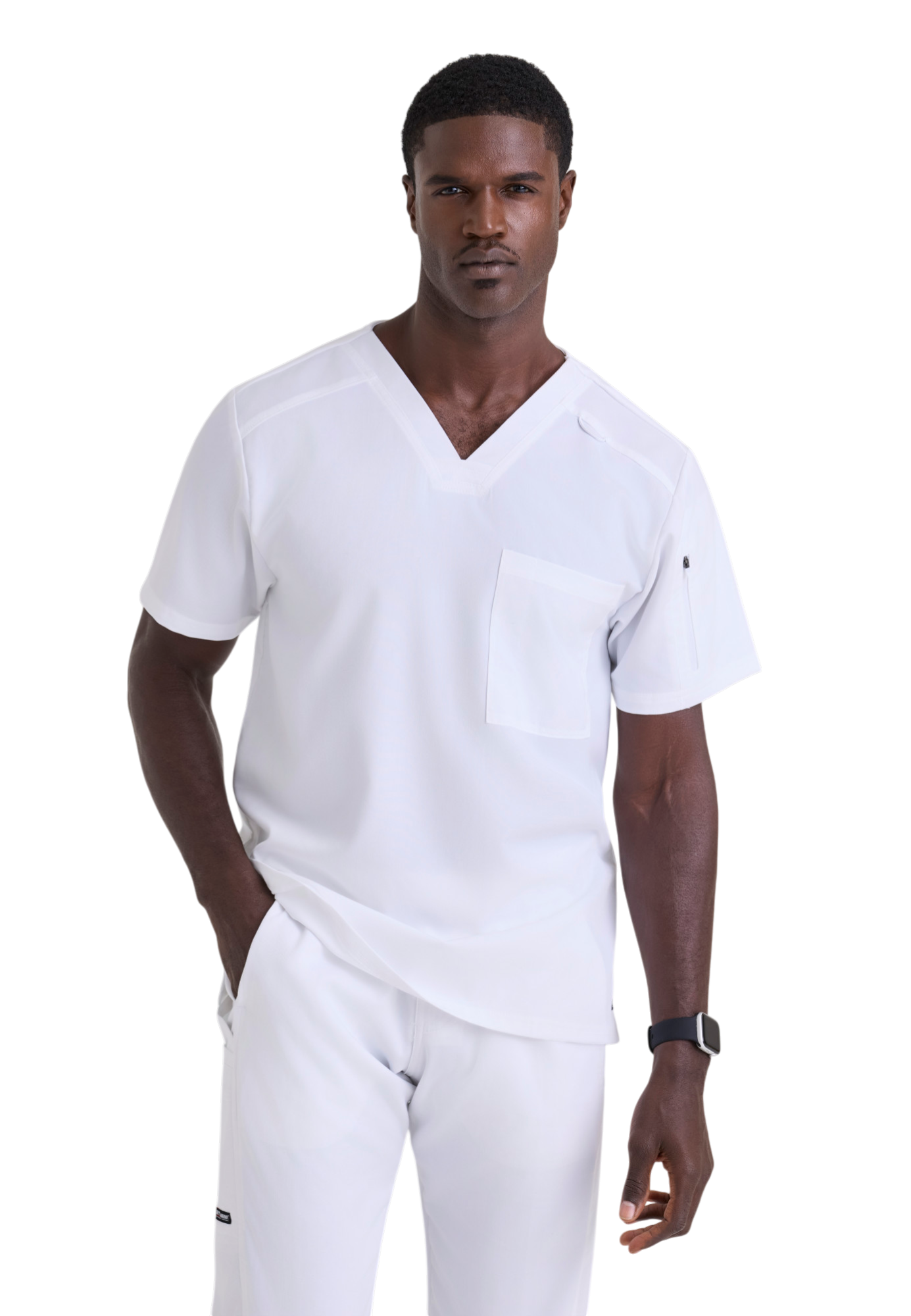 Grey's Anatomy Men's Spandex Stretch V-Neck Murphy Top #GRST079