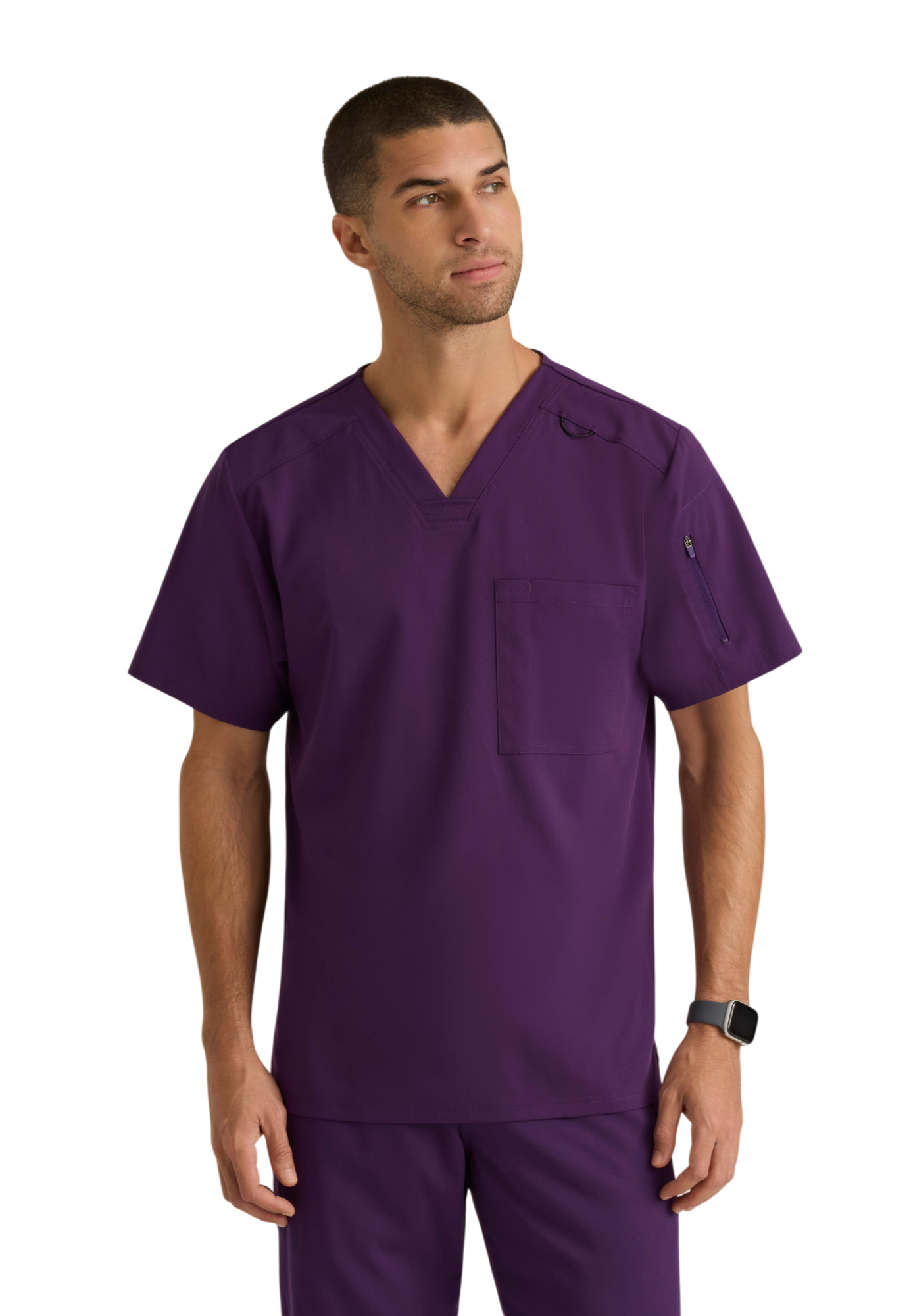 Grey's Anatomy Men's Spandex Stretch V-Neck Murphy Top #GRST079