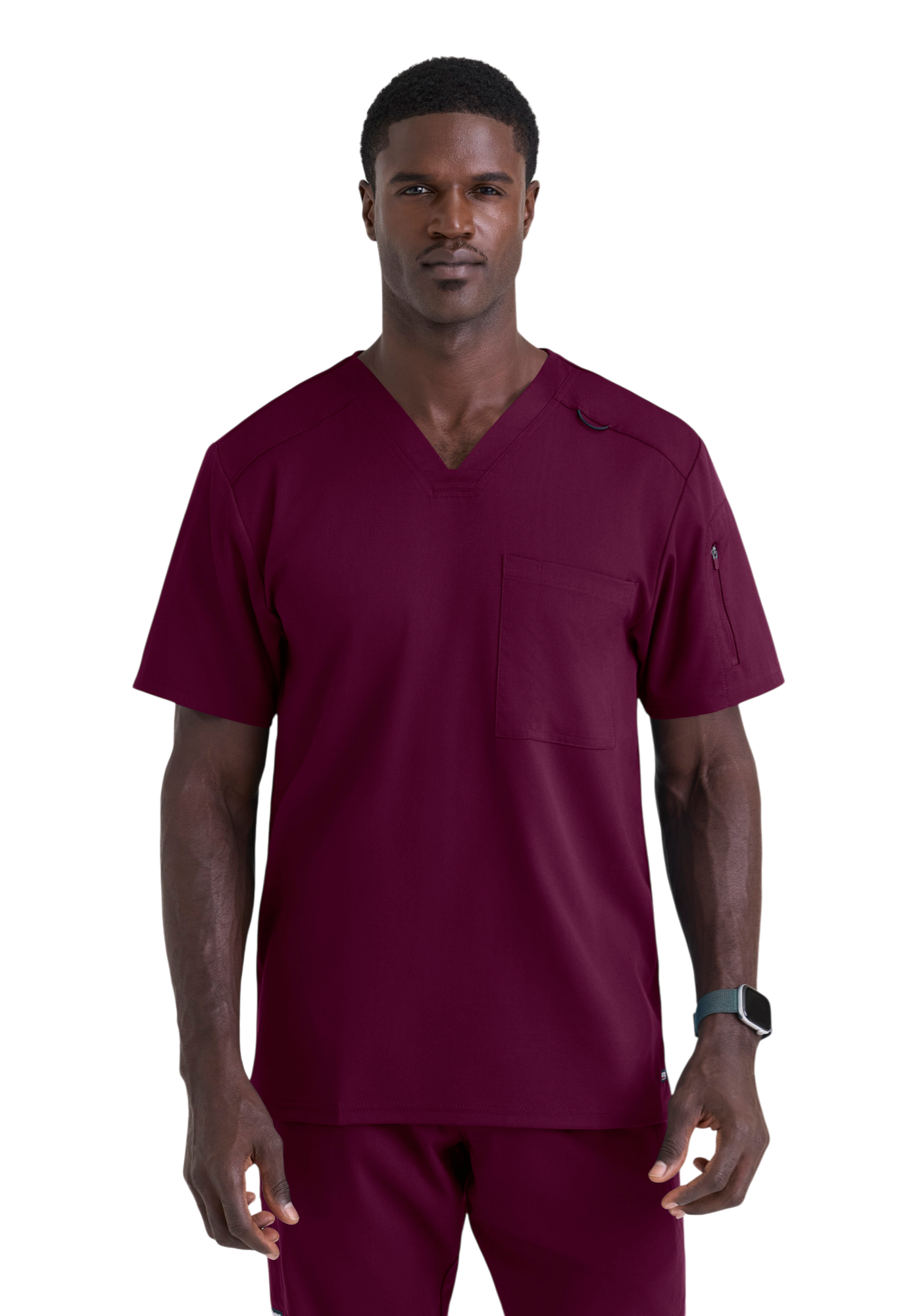 Grey's Anatomy Men's Spandex Stretch V-Neck Murphy Top #GRST079