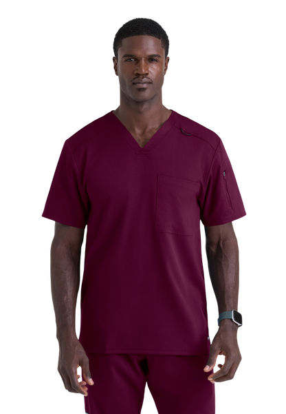 Grey's Anatomy Men's Spandex Stretch V-Neck Murphy Top #GRST079