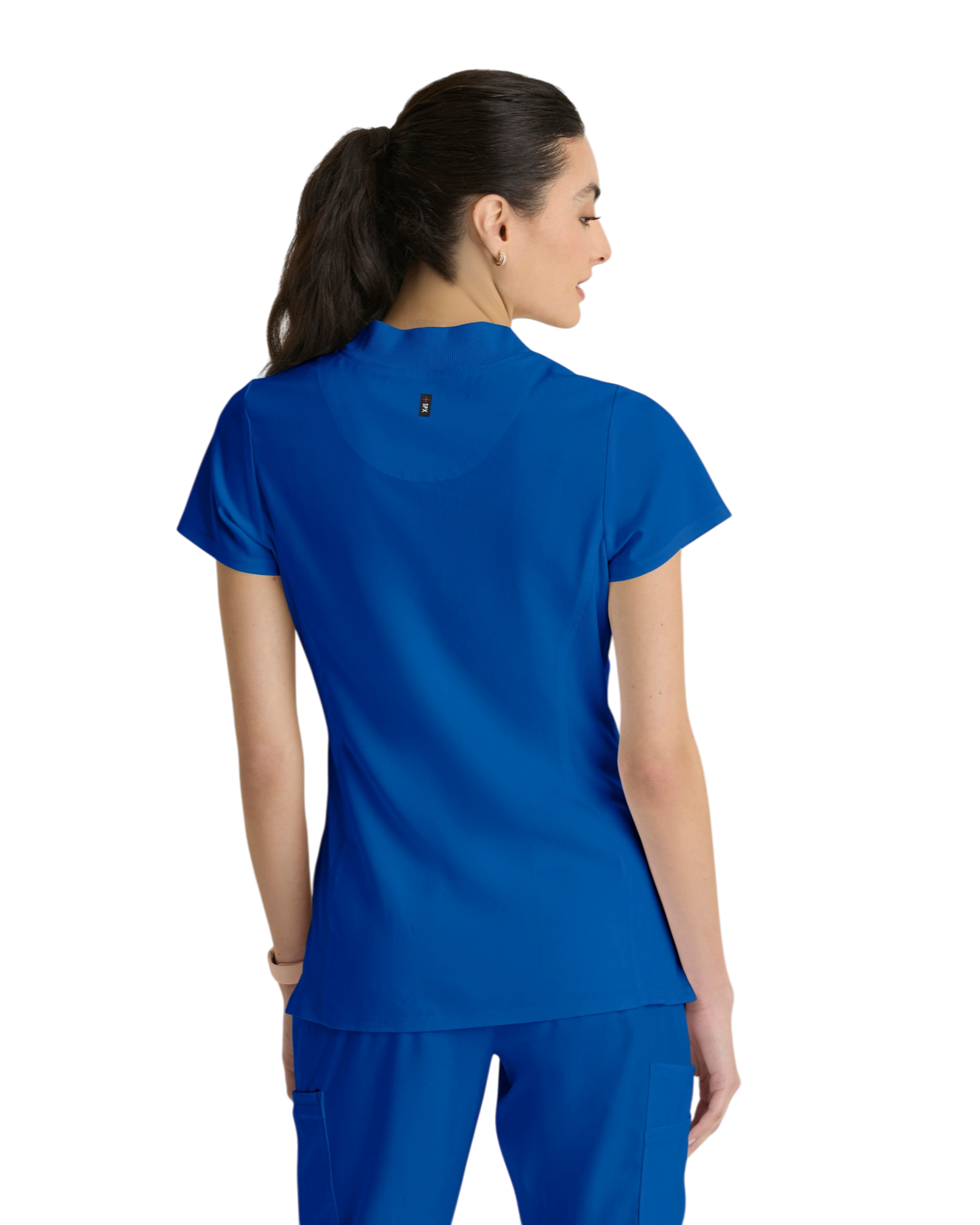 Haut tricoté  2 poches pour femmes, en spandex extensible, Grey's Anatomy #GRST292