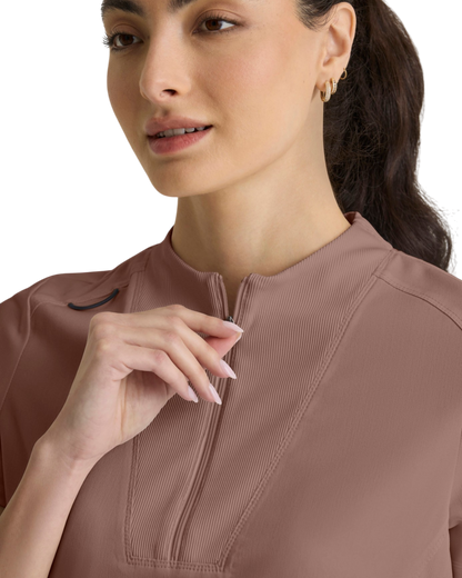 Haut tricoté  2 poches pour femmes, en spandex extensible, Grey's Anatomy #GRST292X (2XL&+)