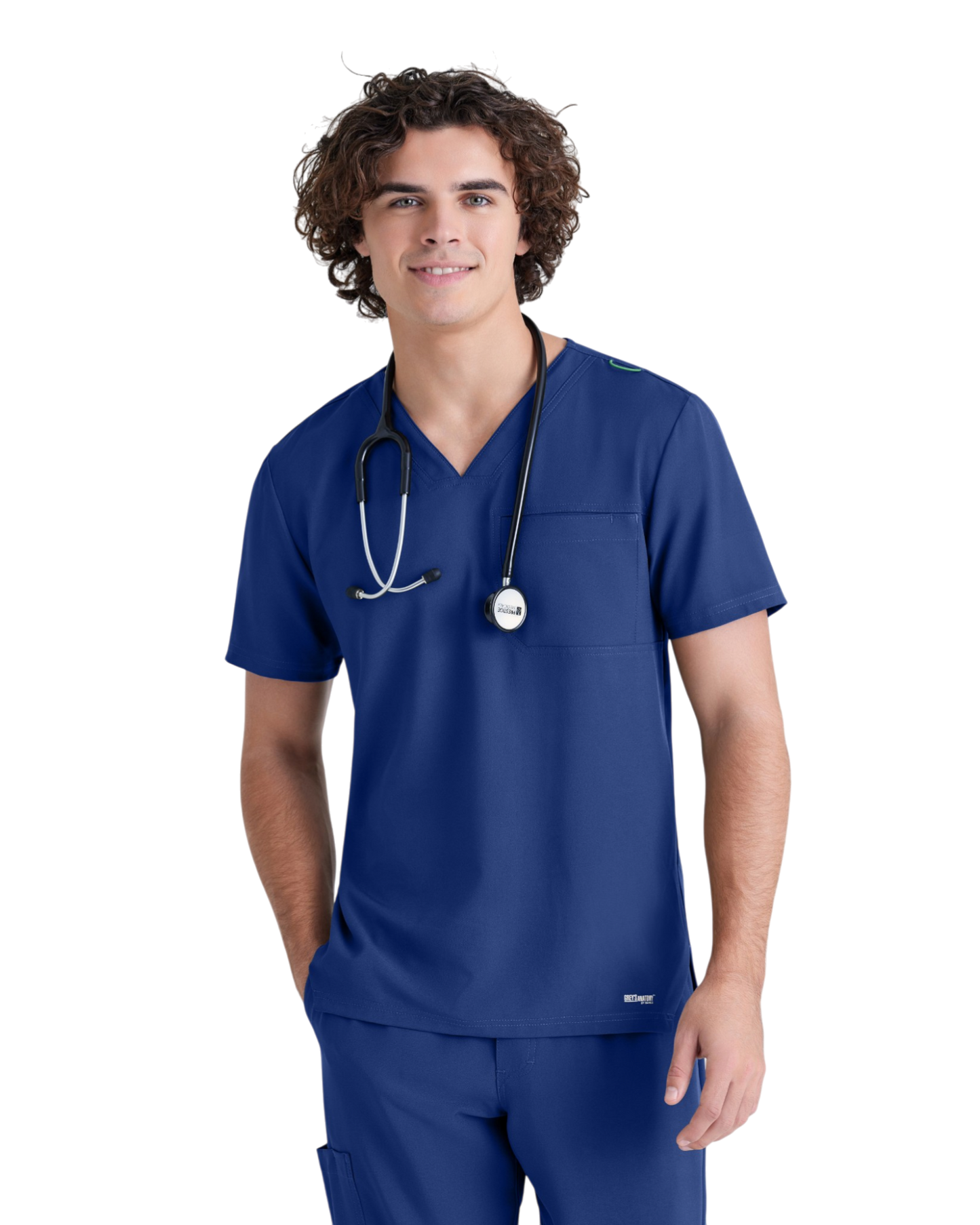 Haut à col en V et passepoil Grey's Anatomy Evolve  #GSST179X (2XL &+)