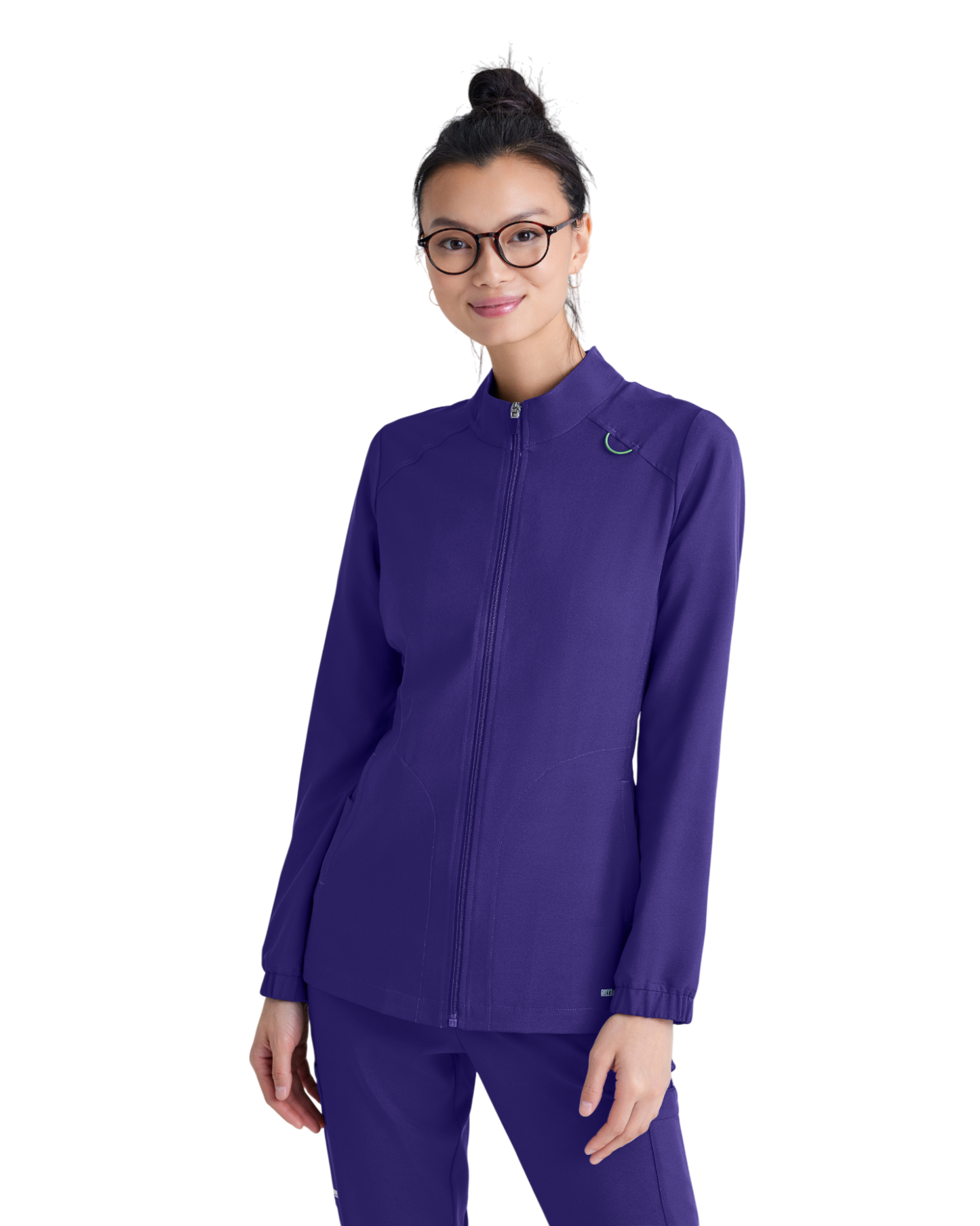 Grey's Anatomy Evolve 3 pocket collared warm-up #GSSW886