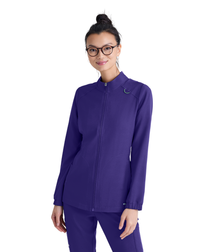 Grey's Anatomy Evolve 3 pocket collared warm-up #GSSW886