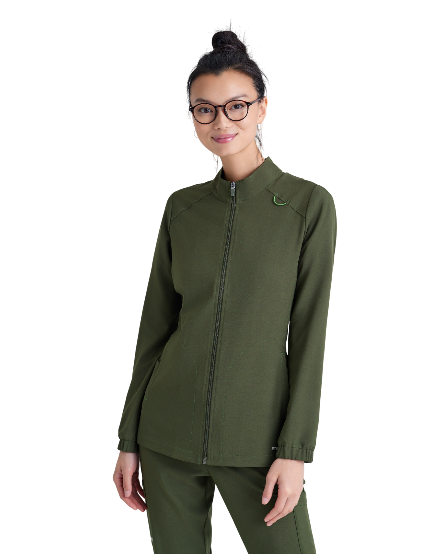 Grey's Anatomy Evolve 3 pocket collared warm-up #GSSW886