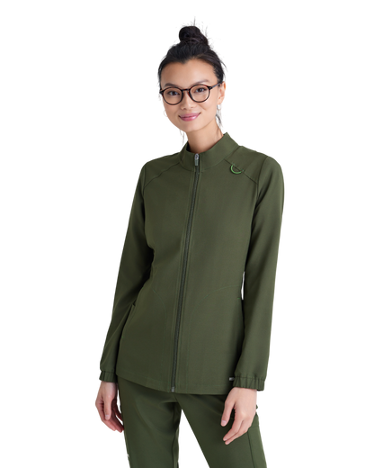 Grey's Anatomy Evolve 3 pocket collared warm-up #GSSW886