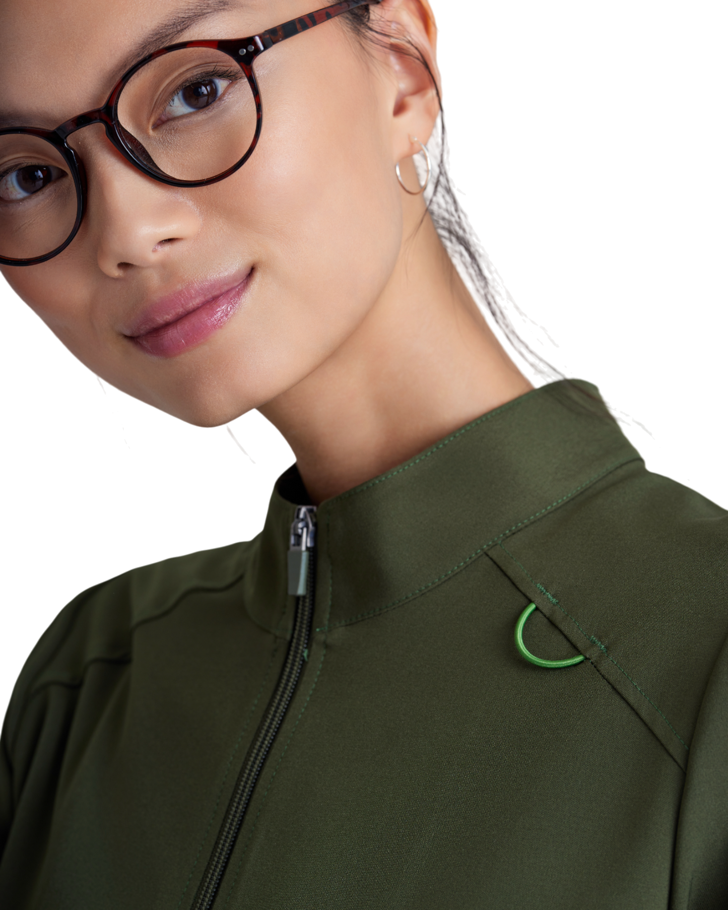 Grey's Anatomy Evolve 3 pocket collared warm-up #GSSW886