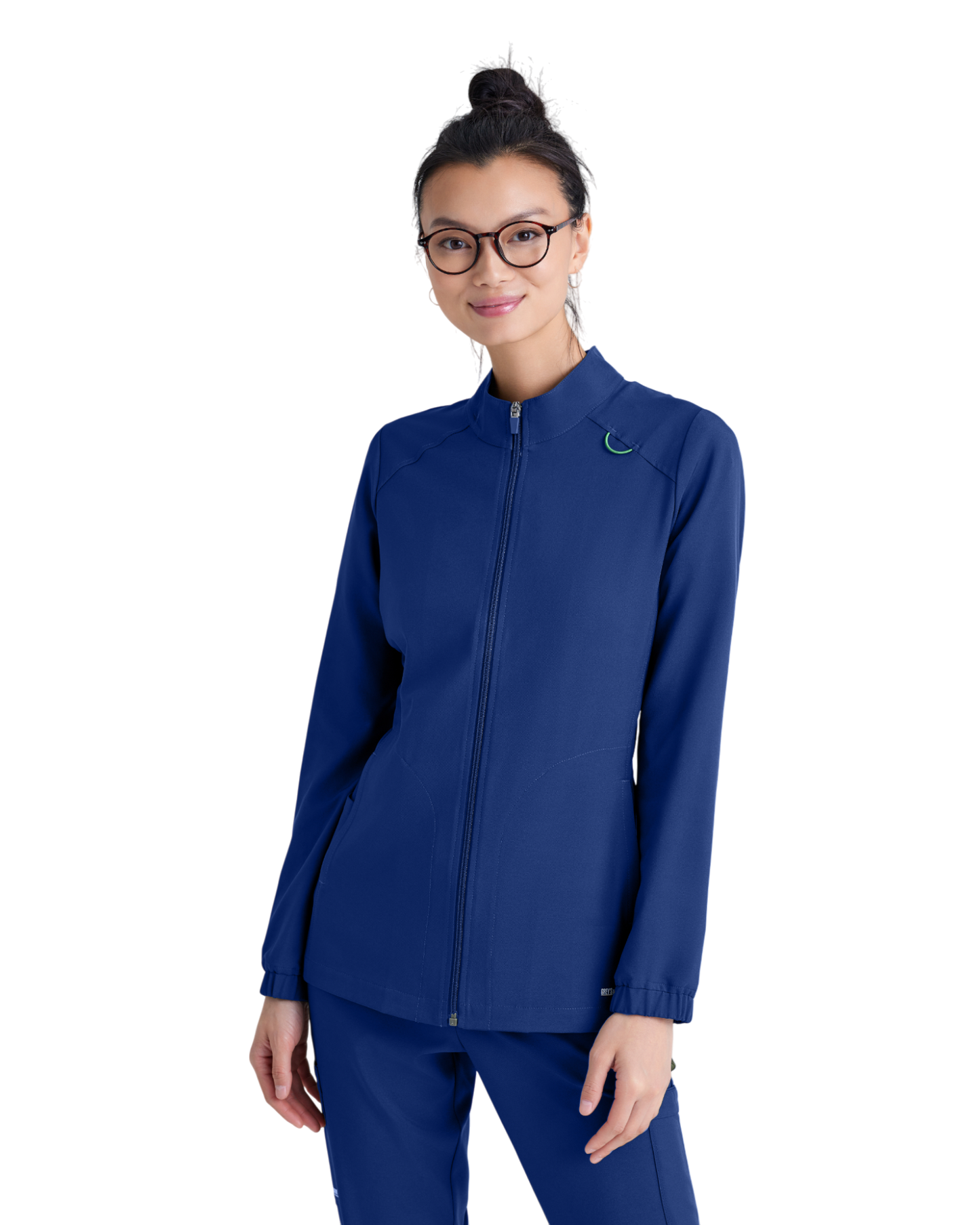 Grey's Anatomy Evolve 3 pocket collared warm-up #GSSW886