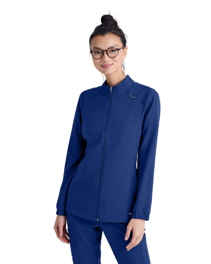 Grey's Anatomy Evolve 3 pocket collared warm-up #GSSW886