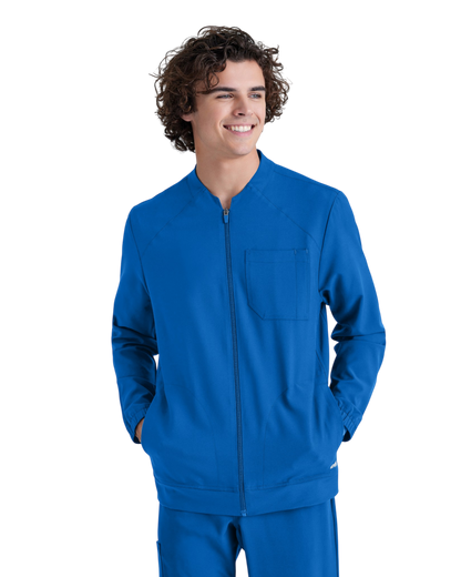 Grey's Anatomy Evolve 3 pocket collared warm-up #GSSW886