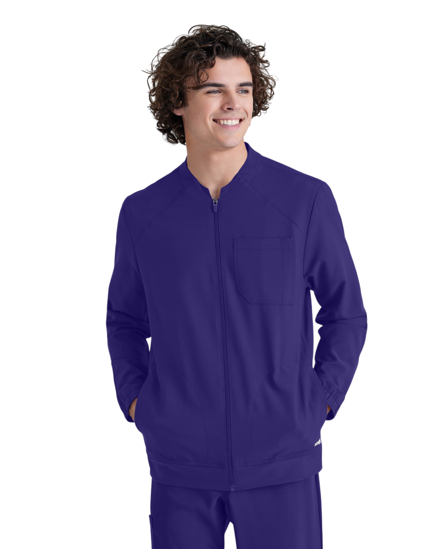 Grey's Anatomy Evolve 3 pocket collared warm-up #GSSW886