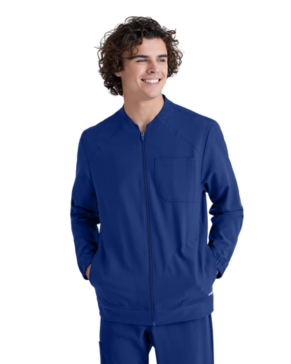 Grey's Anatomy Evolve 3 pocket collared warm-up #GSSW886