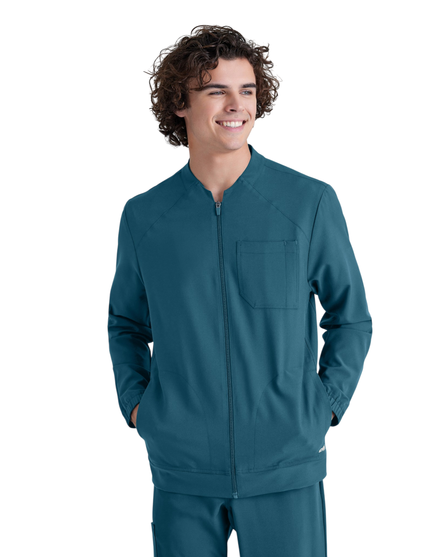 Grey's Anatomy Evolve 3 pocket collared warm-up #GSSW886
