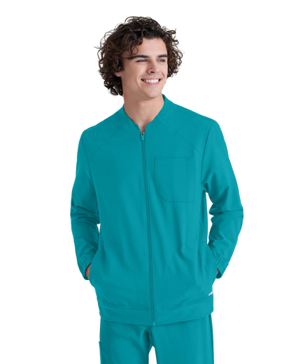 Grey's Anatomy Evolve 3 pocket collared warm-up #GSSW886
