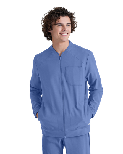Grey's Anatomy Evolve 3 pocket collared warm-up #GSSW886