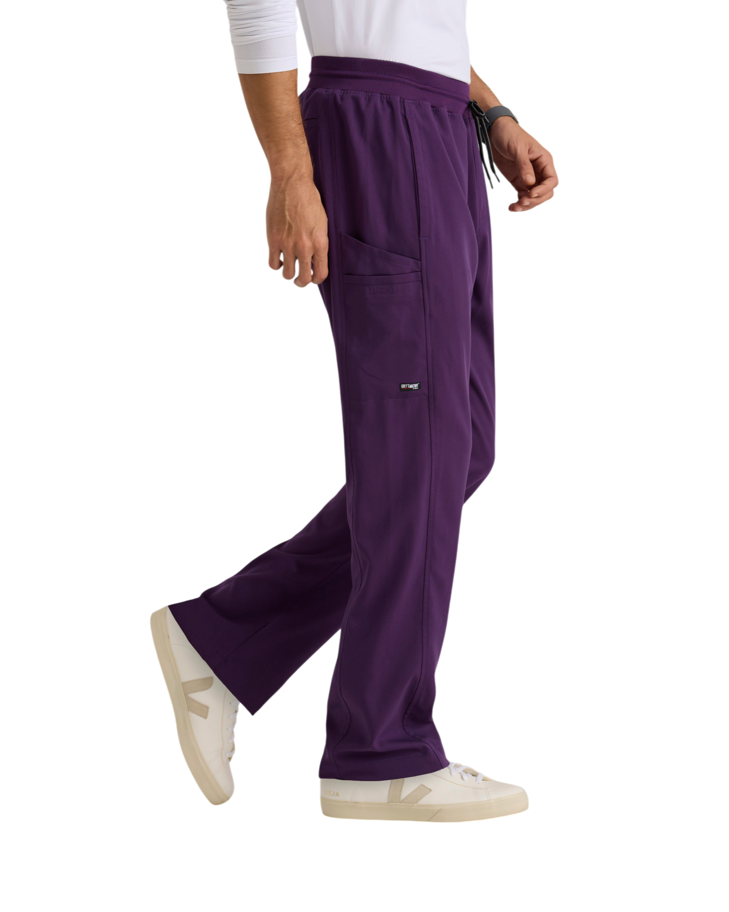  Grey's Anatomy spandex stretch men's 6 pocket straight pant #GRSP617X (2XL&+)