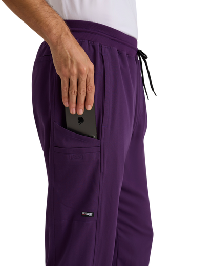 Grey's Anatomy spandex stretch men's 6 pocket straight pant #GRSP617X (2XL&+)