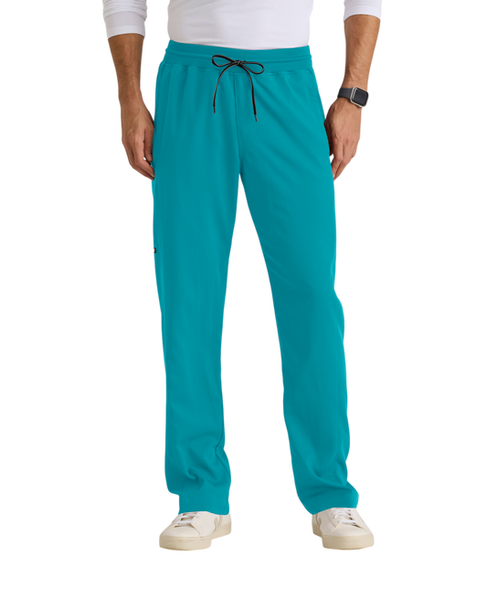 Pantalon droit pour homme en spandex extensible « Grey's Anatomy » à 6 poches #GRSP617P (Petite)