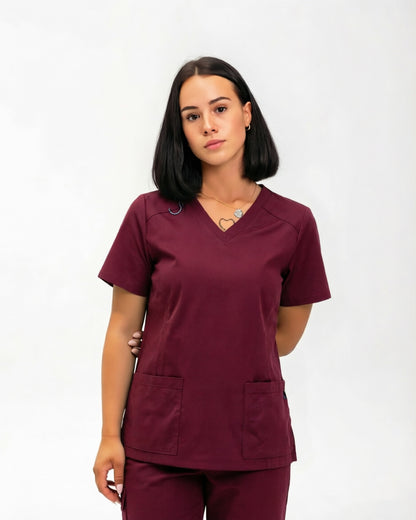 Helen haut d'uniforme médical manches courtes par WIIONE