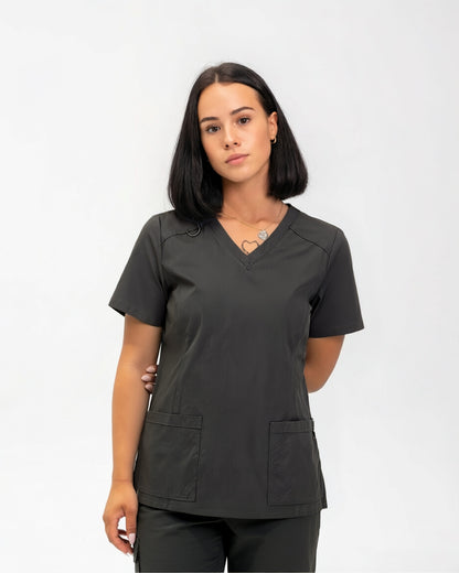 Helen haut d'uniforme médical manches courtes par WIIONE
