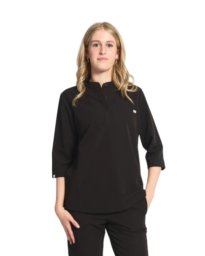 Cecilia mid-sleeve scrub top 
