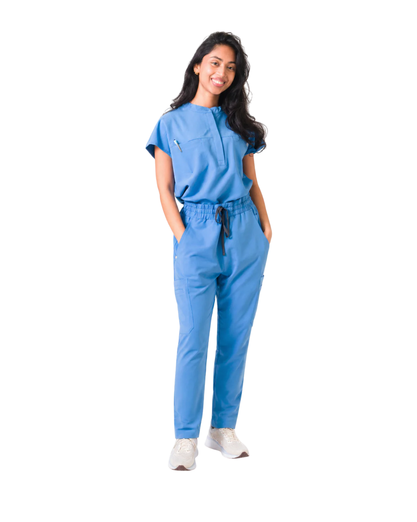 Ophelia Cap Sleeve Scrub Top