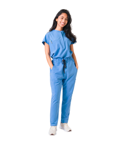 Ophelia Cap Sleeve Scrub Top