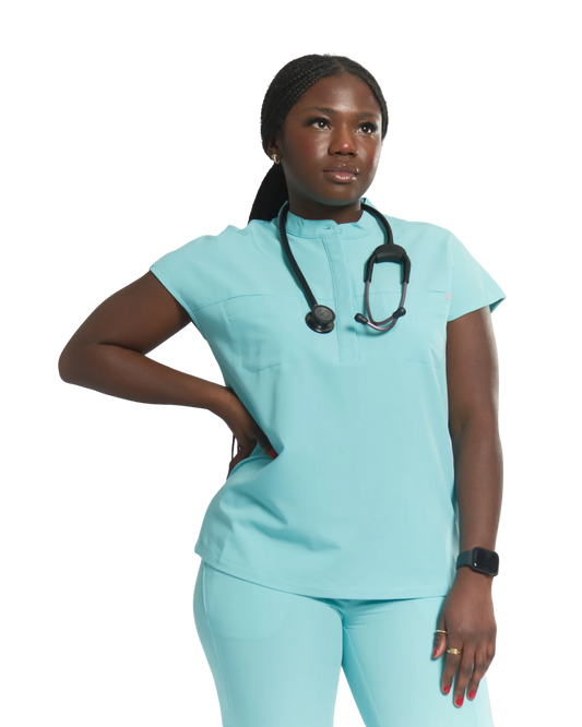 Ophelia haut d'uniforme médical manches courtes par JOIIA