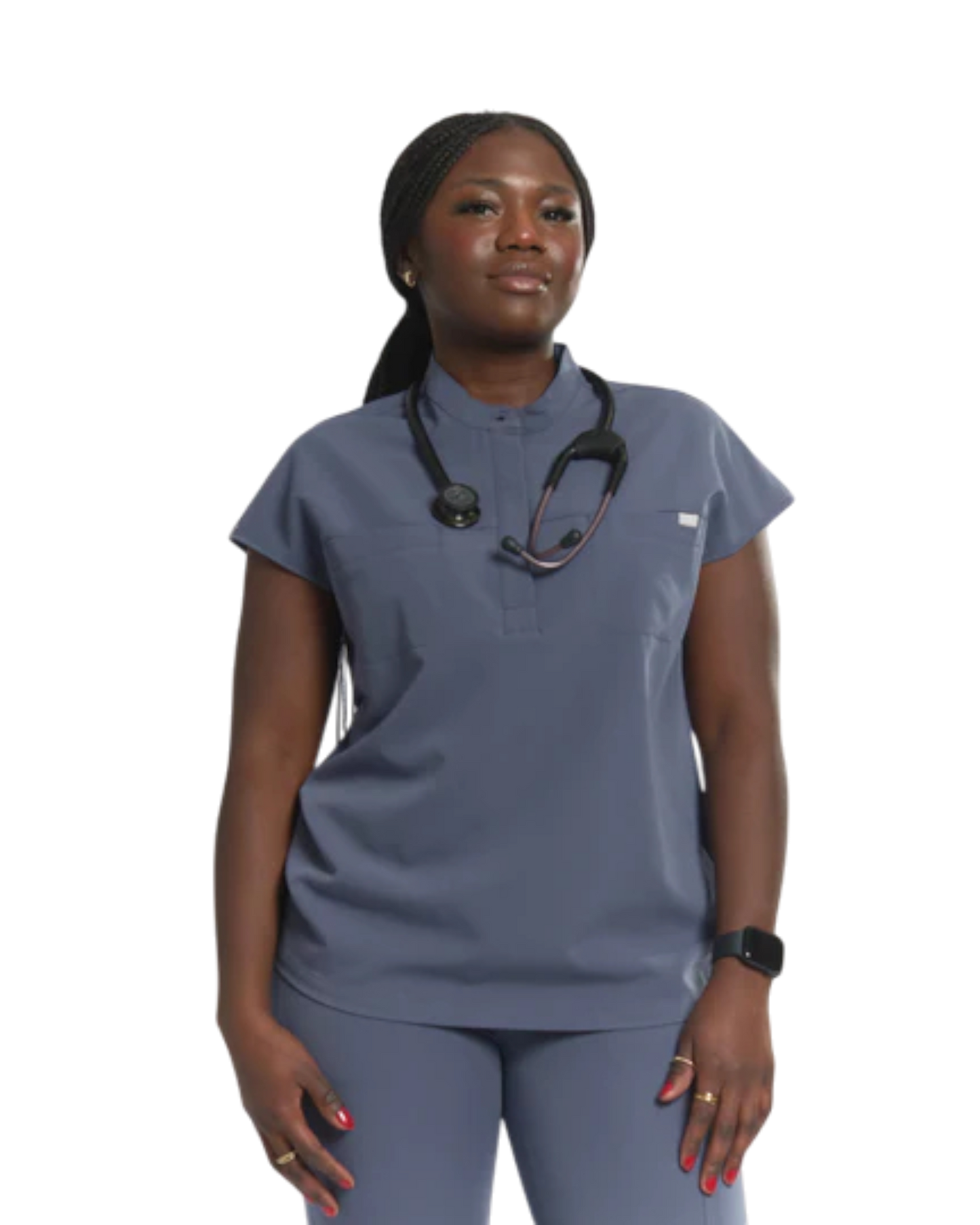 Ophelia Cap Sleeve Scrub Top