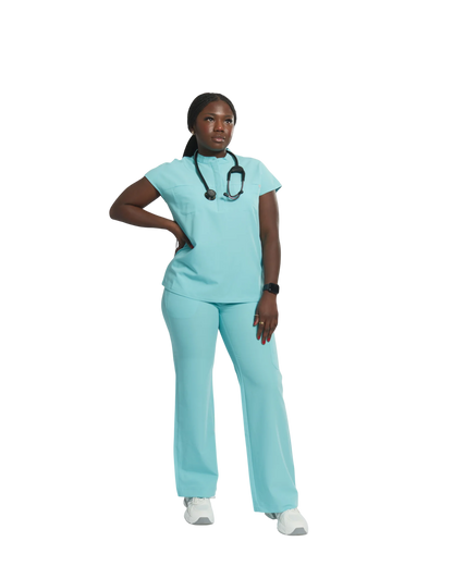 Ophelia Cap Sleeve Scrub Top