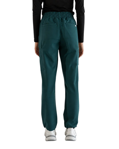 Lulu Straight Leg Scrub Pants - Espresso by JOIIA