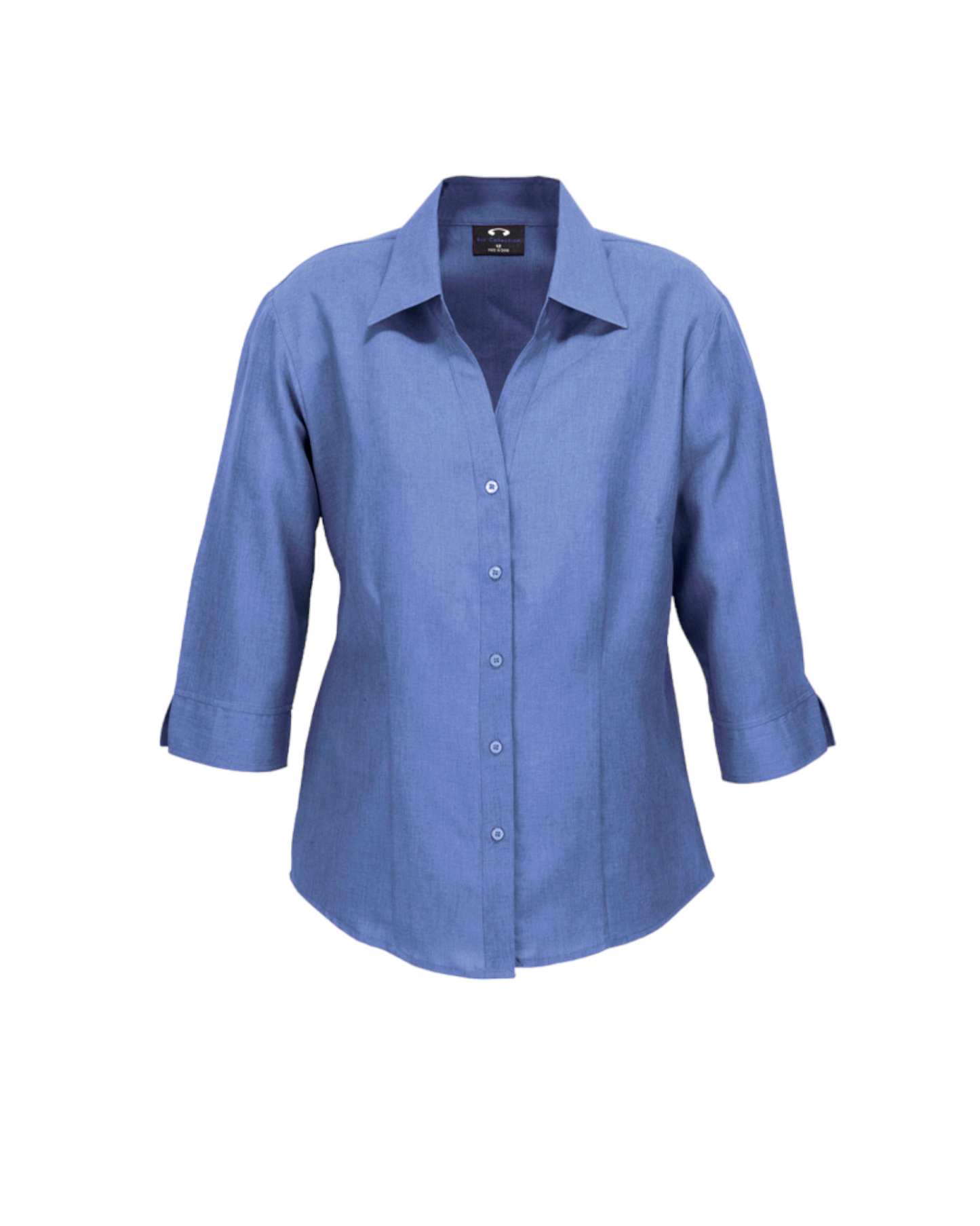 Chemise à manches 3/4 Oasis unie pour femmes Fashion Biz #LB3600