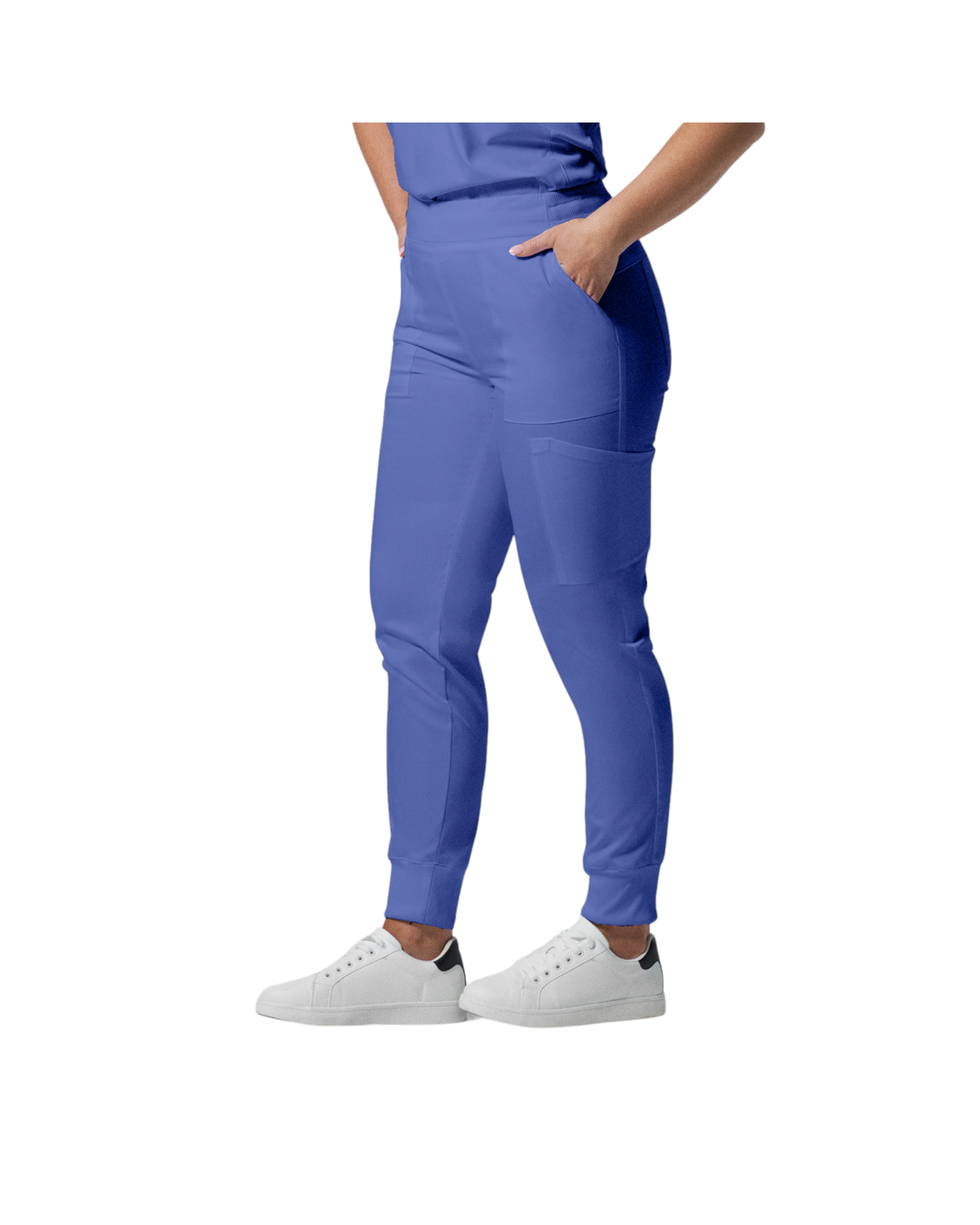 Pantalon de style jogger 6 poches pour femmes Landau Proflex #LB406 couleur Bleu ciel
