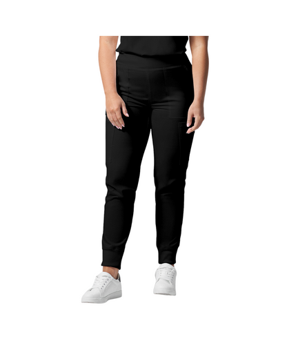 Pantalon de style jogger 6 poches pour femmes Landau Proflex #LB406 couleur Noir