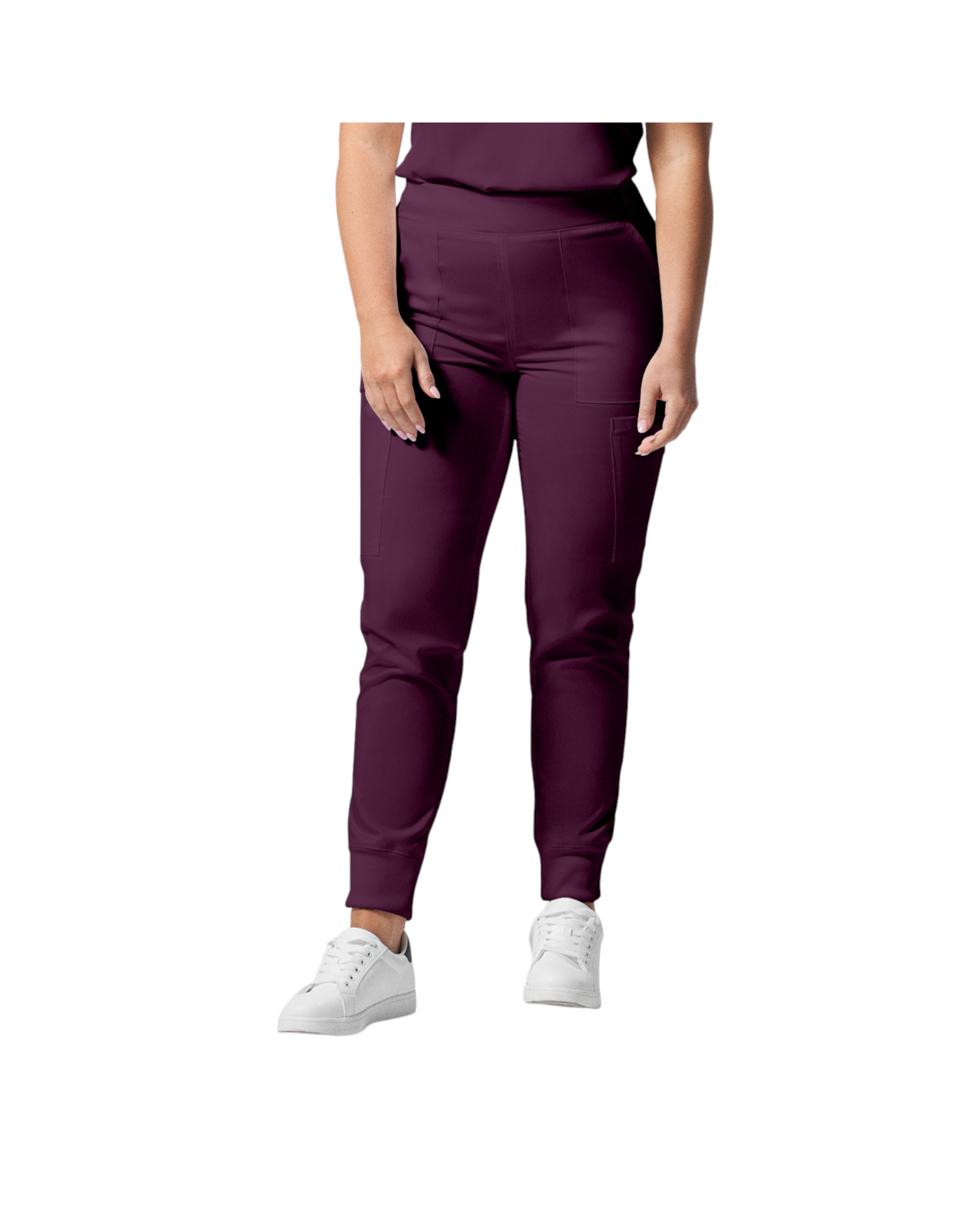 Pantalon de style jogger 6 poches pour femmes Landau Proflex #LB406 couleur Bourgogne