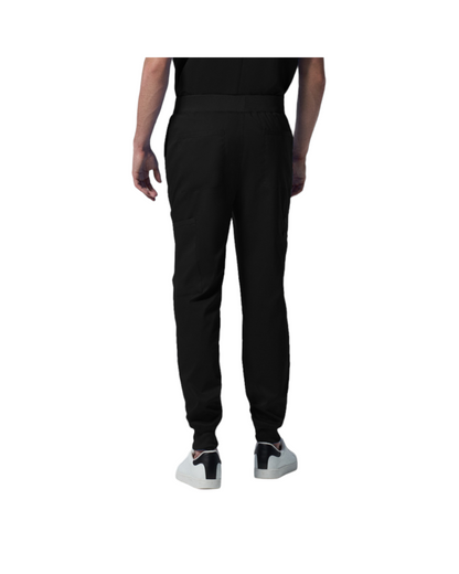 Pantalon jogger pour hommes Landau Proflex #LB407 couleur Noir vue de dos