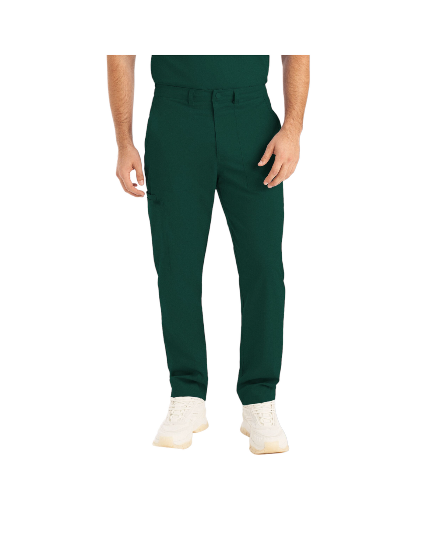 Pantalon jogger pour hommes Landau Proflex #LB408 avec braguette zippée avec élastique dissimulé, cordon de serrage, 2 poches cargo plaqué dont une avec cordon élastique, 2 poches avant et 2 poches arrière., couleur Vert Forêt.