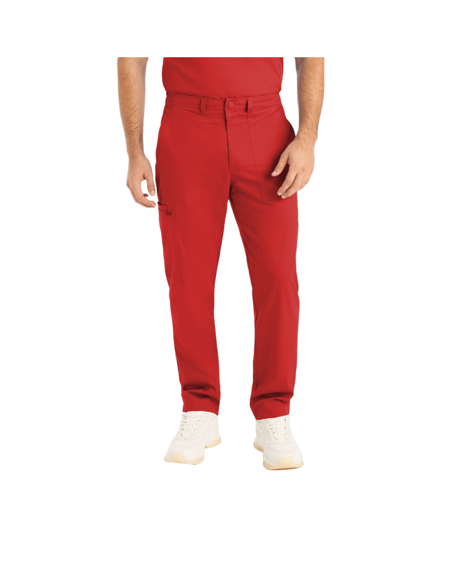 Pantalon jogger pour hommes Landau Proflex #LB408 OS avec braguette zippée avec élastique dissimulé, cordon de serrage, 2 poches cargo plaqué dont une avec cordon élastique, 2 poches avant et 2 poches arrière., couleur Rouge.