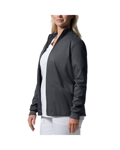 Vue de la poche latérale gauche de la veste de survêtement pour femmes Landau Proflex #LJ701.